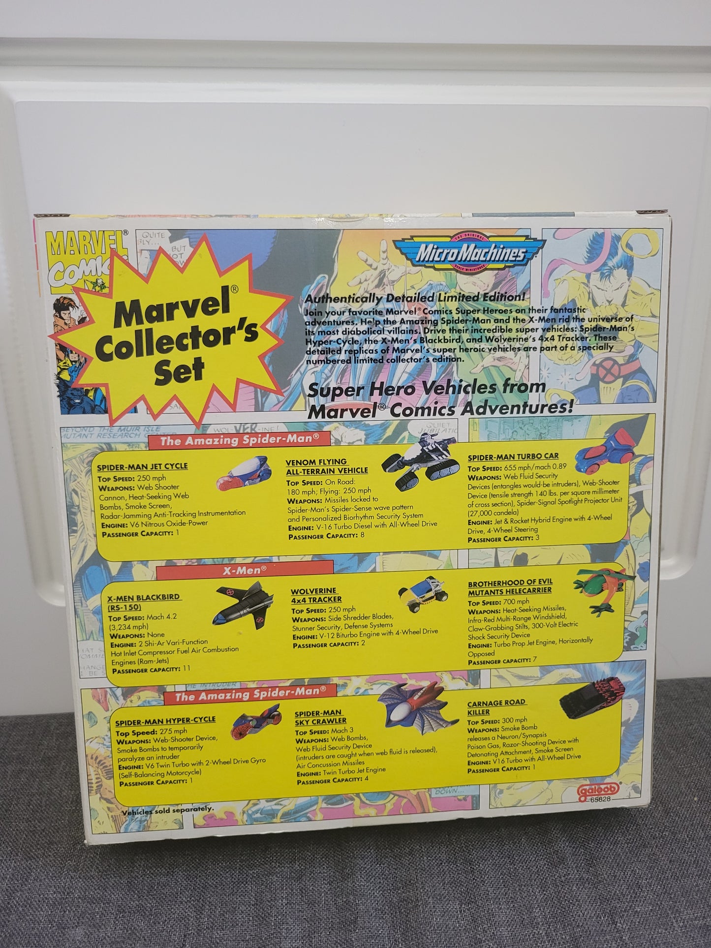 Micro Machines MARVEL COLLECTOR'S BOX SET Amazing Spider-Man LE Galoob New