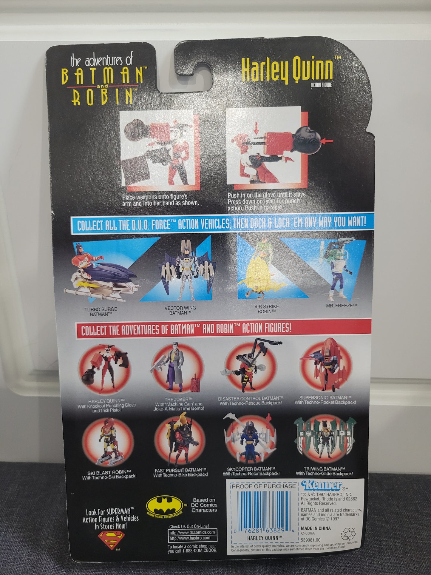 Harley Quinn Action Figure Vintage Kenner Adventures of Batman and Robin