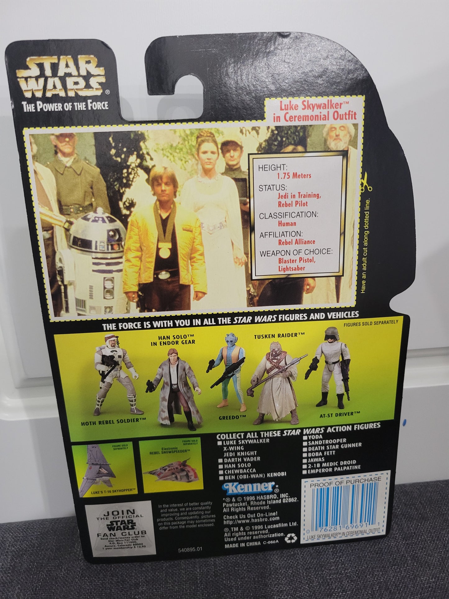 Luke Skywalker - 1996 Star Wars Power of the Force Action Figure - Kenner