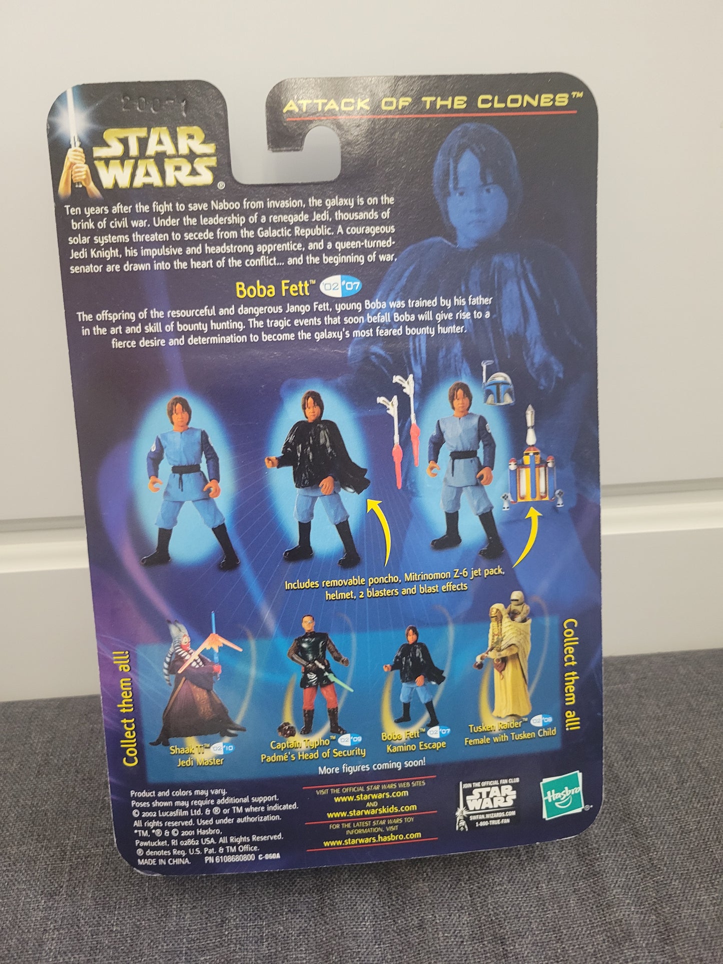 Hasbro Star Wars Attack of the Clones Boba Fett Action Figure