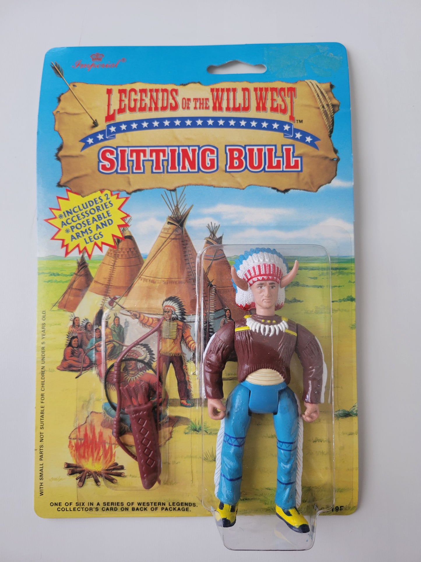 Vintage 1991 Legends of the Wild West - Sitting Bull - Brand New
