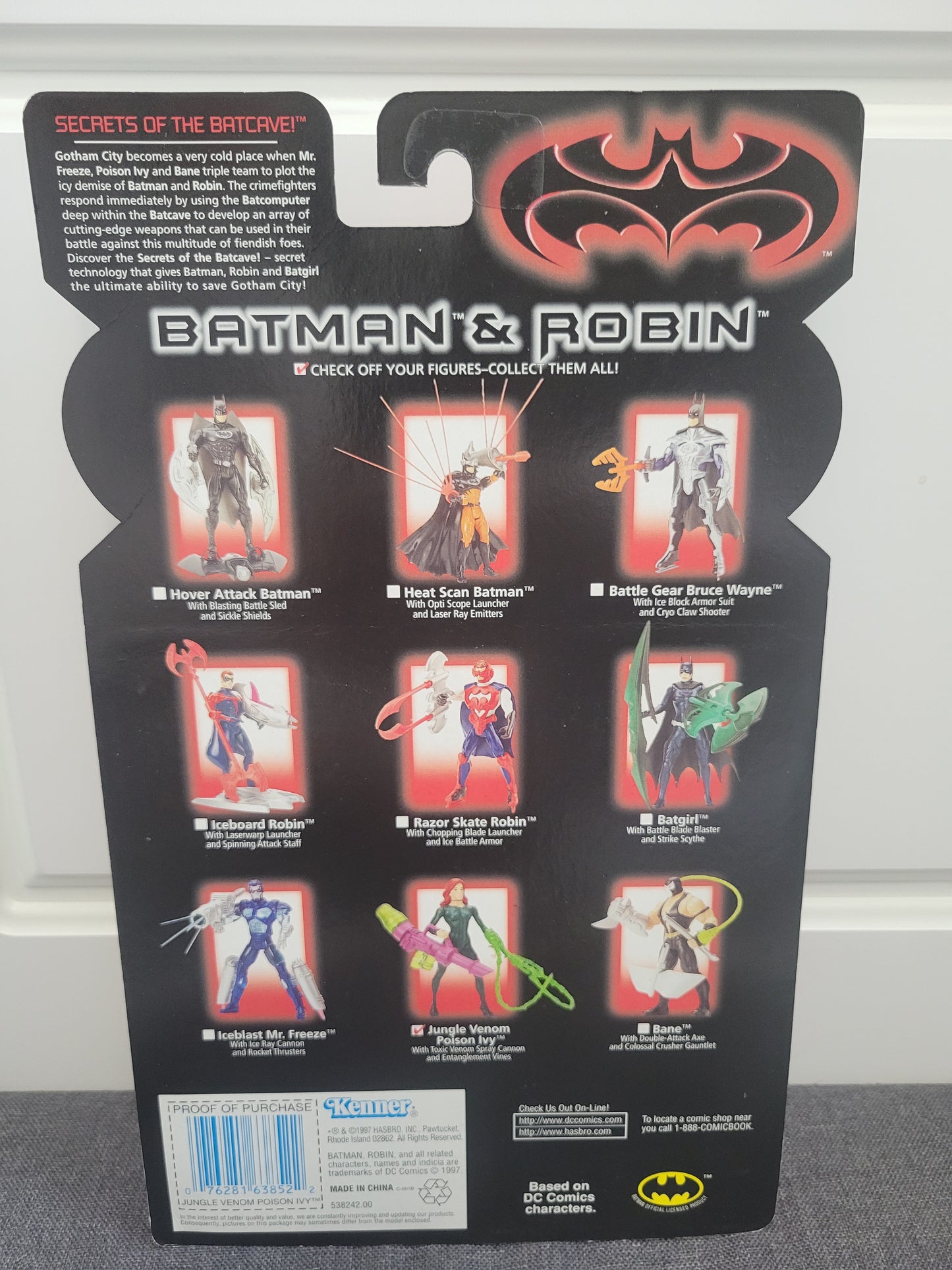 Batman & Robin Jungle Venom Poison Ivy Action Figure 1997 Kenner Vintage