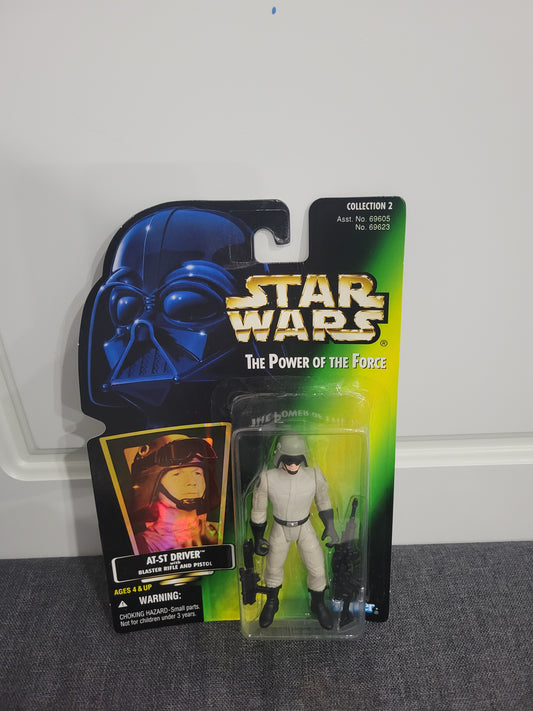 Hasbro Star Wars The Power Of The Force AT-ST Driver #69623 Action Figure Toy 4+