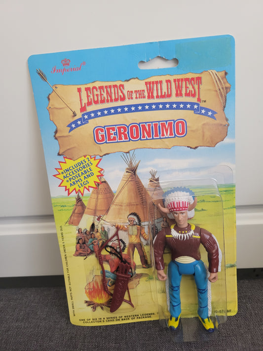 Vintage 1991 Legends Of West Sitting Bull Action Figure In Wrong Package NOS