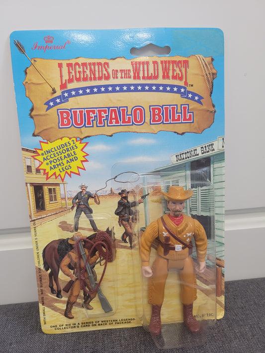 Vintage 1991 Buffalo Bill 5" Imperial Action Figure Legends Of The Wild West