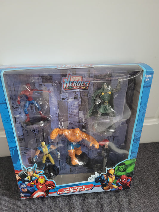 Marvel Heroes Collectible Figurines Box Set 5 Figures