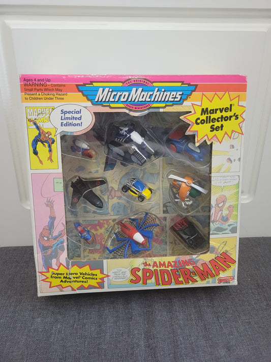 Micro Machines MARVEL COLLECTOR'S BOX SET Amazing Spider-Man LE Galoob New